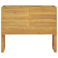 Miniatyrbild 3 av 9: vidaXL Badrumsskåp 90x40x75,5 cm massiv teak