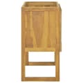 Miniatyrbild 4 av 9: vidaXL Badrumsskåp 90x40x75,5 cm massiv teak