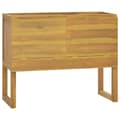 Miniatyrbild 1 av 9: vidaXL Badrumsskåp 90x40x75,5 cm massiv teak