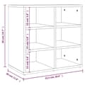 Miniatyrbillede 10 af 11: vidaXL skoreoler 2 stk. 52,5x30x50 cm hvid