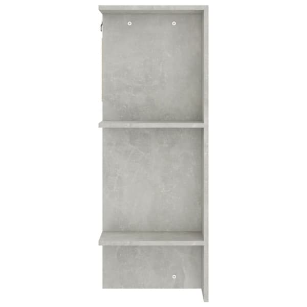 vidaXL Eteisen kaappi betoninharmaa 97,5x37x99 cm tekninen puu