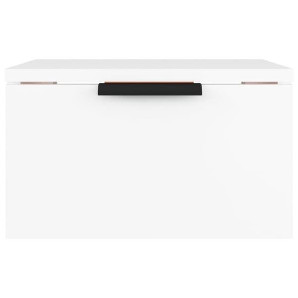 vidaXL væghængte sengeborde 2 stk. 34x30x20 cm hvid