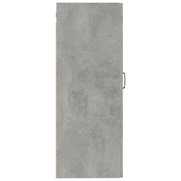 vidaXL vægskab 35x34x90 cm konstrueret træ betongrå