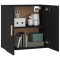 Miniatyrbillede 5 af 10: vidaXL vægskab 60x30x60 cm konstrueret træ sort