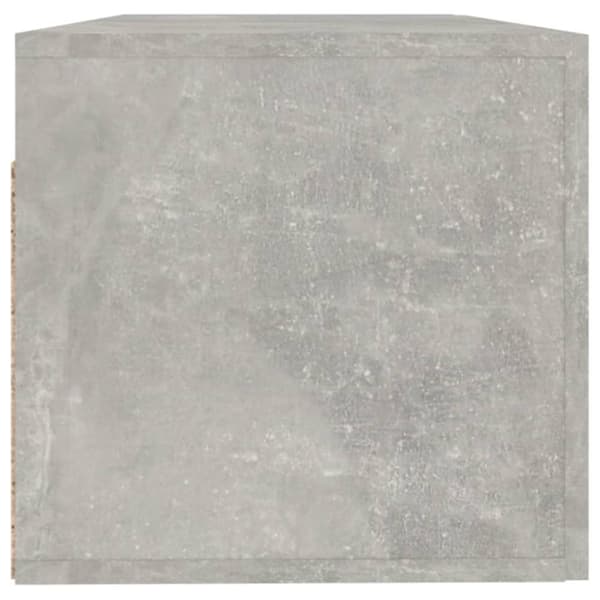 vidaXL Seinäkaappi betoninharmaa 100x36,5x35 cm tekninen puu
