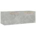 Pikkukuva 2 / 9: vidaXL Seinäkaappi betoninharmaa 100x36,5x35 cm tekninen puu