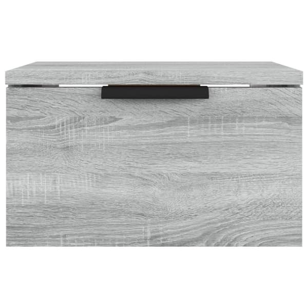vidaXL væghængte sengeborde 2 stk. 34x30x20 cm grå sonoma-eg