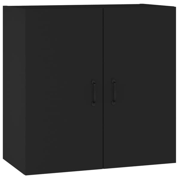 vidaXL Veggskap svart 60x31x60 cm konstruert tre