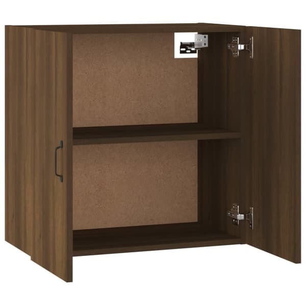 vidaXL Veggskap brun eik 60x31x60 cm konstruert tre