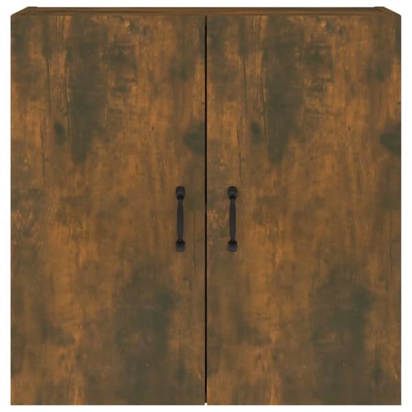vidaXL Veggskap røkt eik 60x31x60 cm konstruert tre