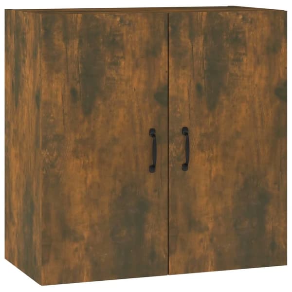 vidaXL Veggskap røkt eik 60x31x60 cm konstruert tre
