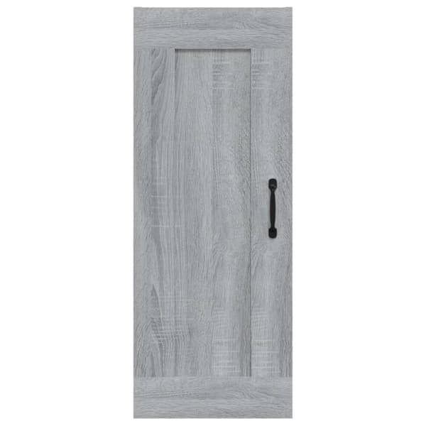 vidaXL vægskab 35x34x90 cm konstrueret træ grå sonoma-eg