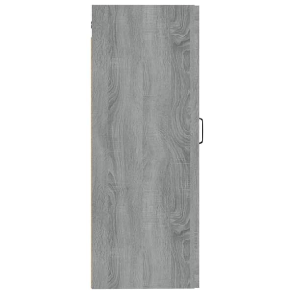vidaXL vægskab 35x34x90 cm konstrueret træ grå sonoma-eg
