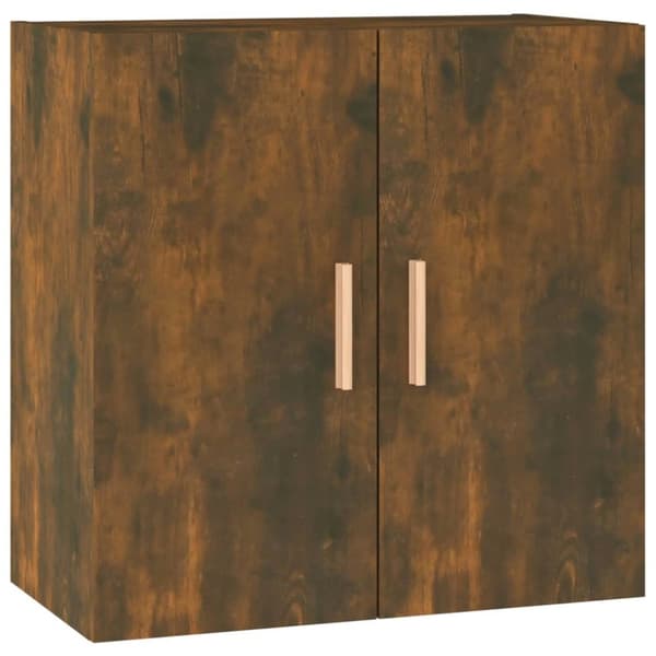 vidaXL vægskab 60x30x60 cm konstrueret træ røget egetræsfarve