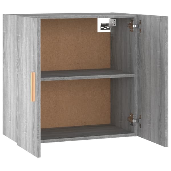vidaXL vægskab 60x30x60 cm konstrueret træ grå sonoma-eg