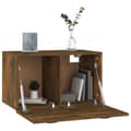 Miniatyrbillede 8 af 9: vidaXL vægskab 60x36,5x35 cm konstrueret træ røget egetræsfinish