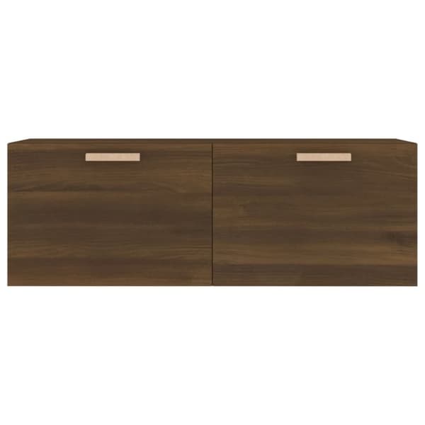 vidaXL Seinäkaappi ruskea tammi 100x36,5x35 cm tekninen puu