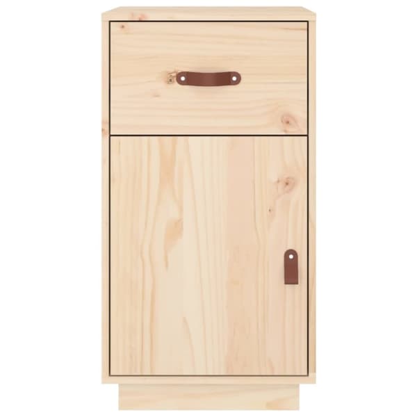 vidaXL skrivebordsskab 40x50x75 cm massivt fyrretræ