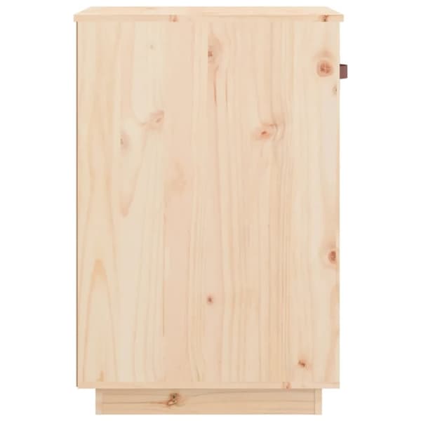 vidaXL skrivebordsskab 40x50x75 cm massivt fyrretræ