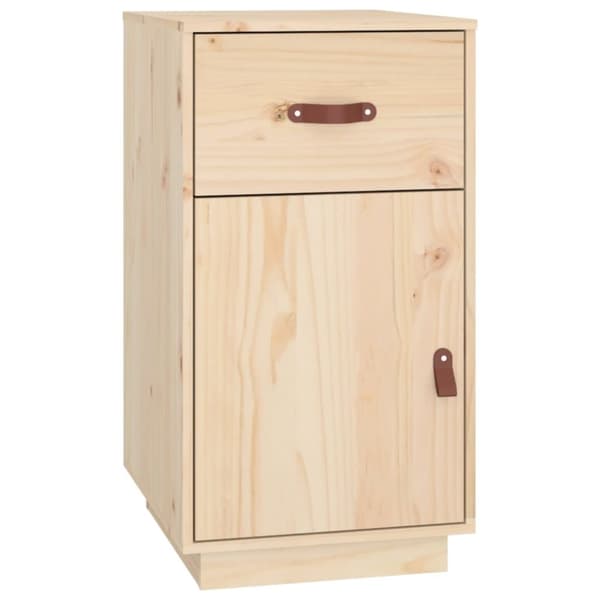 vidaXL skrivebordsskab 40x50x75 cm massivt fyrretræ