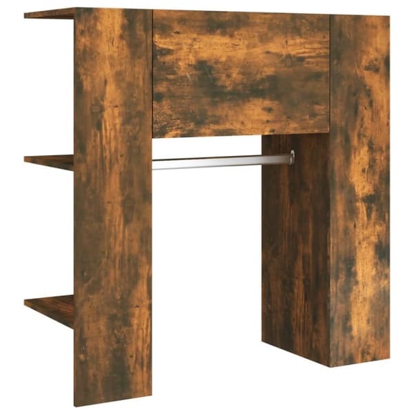 vidaXL entrémøbel 97,5x37x99 cm konstrueret træ røget sonoma-eg