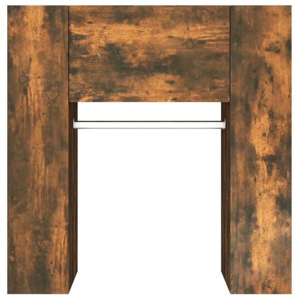vidaXL entrémøbel 97,5x37x99 cm konstrueret træ røget sonoma-eg