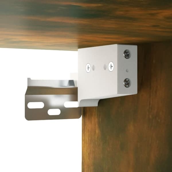 vidaXL entrémøbel 97,5x37x99 cm konstrueret træ røget sonoma-eg