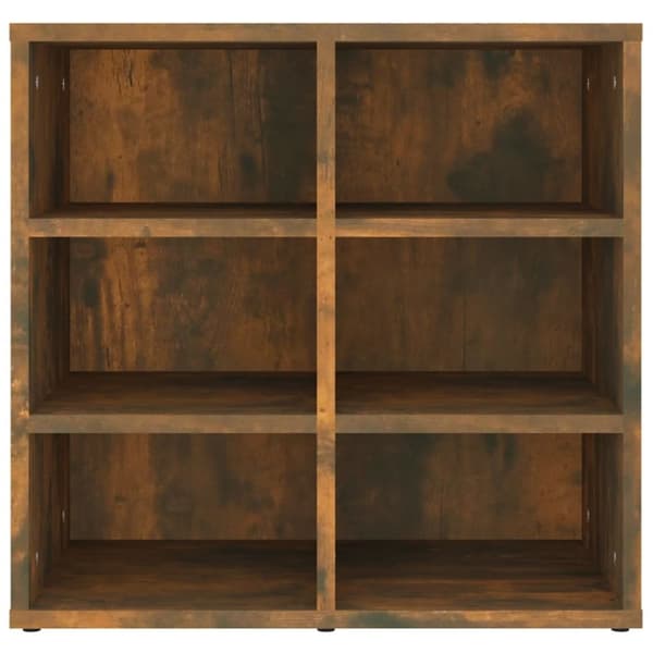 vidaXL skoreol 52,5x30x50 cm røget egetræsfinish