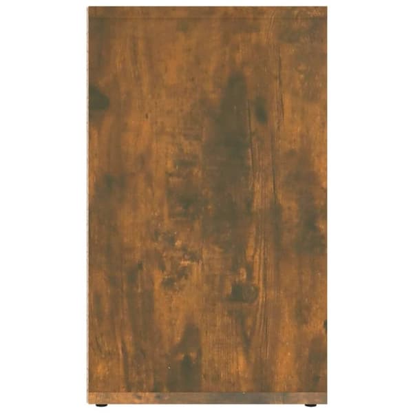 vidaXL skoreol 52,5x30x50 cm røget egetræsfinish