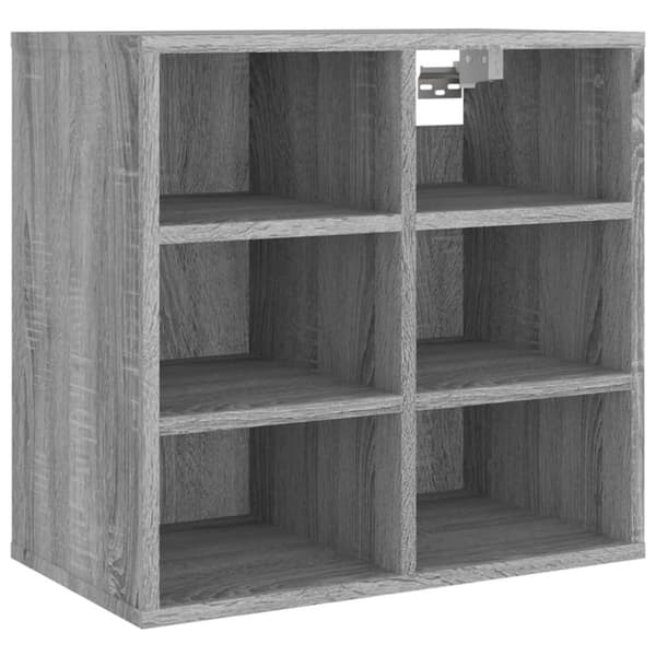 vidaXL skoreol 52,5x30x50 cm grå sonoma-eg