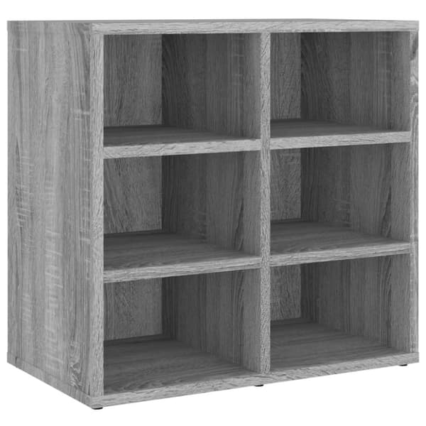 vidaXL skoreol 52,5x30x50 cm grå sonoma-eg