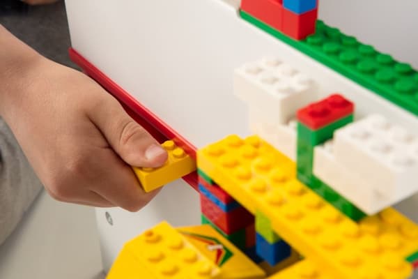 Room 2 Bygg klossar Säng med förvaring