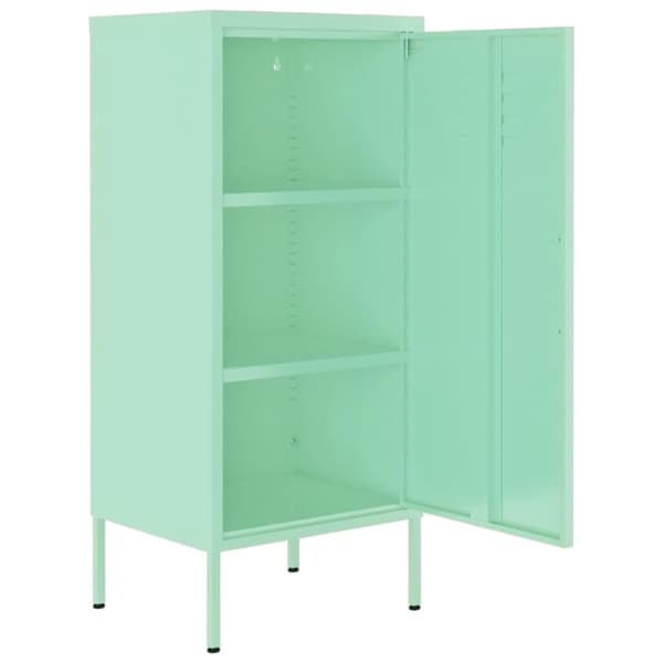 vidaXL Oppbevaringsskap myntegrønn 42,5x35x101,5 cm stål