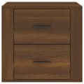 Miniatyrbilde 6 av 11: vidaXL Nattbord brun eik 50x39x47 cm