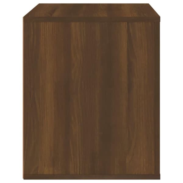 vidaXL Nattbord brun eik 50x39x47 cm