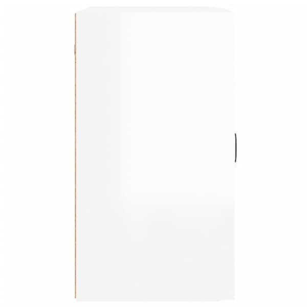 vidaXL Veggskap høyglans hvit 60x31x60 cm konstruert tre