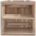 Miniatyrbilde 5 av 11: vidaXL Veggmontert baderomsskap 41x38x40 cm heltre teak