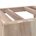 Miniatyrbilde 8 av 11: vidaXL Veggmontert baderomsskap 41x38x40 cm heltre teak
