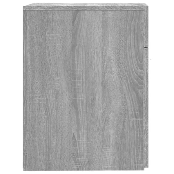 vidaXL Apteekkarinkaappi harmaa Sonoma 20x45,5x60 cm tekninen puu