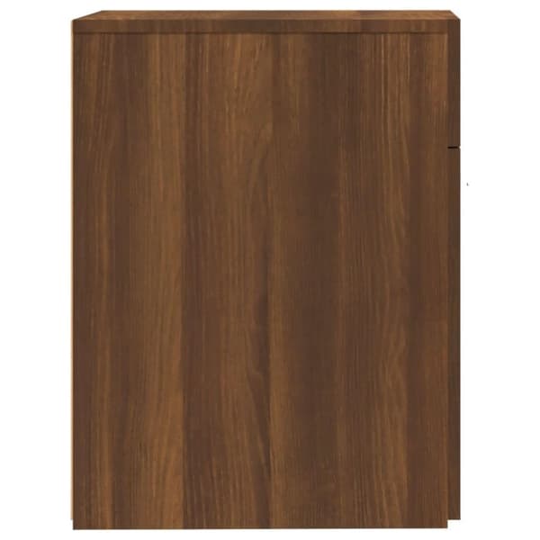 vidaXL Apteekkarinkaappi ruskea tammi 20x45,5x60 cm tekninen puu