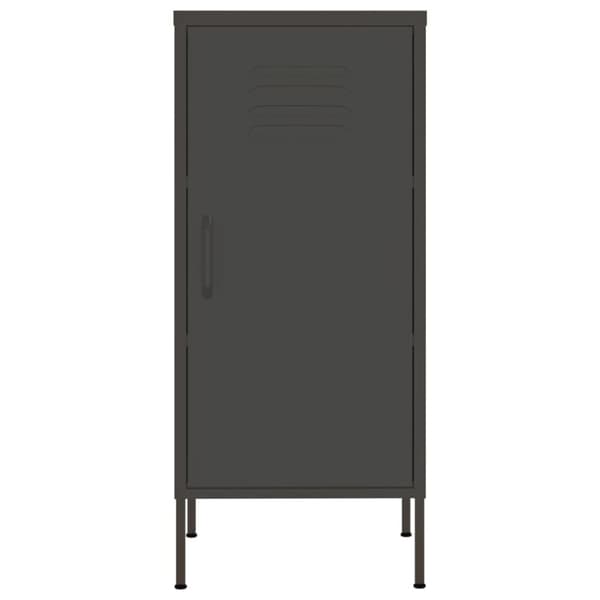vidaXL opbevaringsskab 42,5x35x101,5 cm stål antracitgrå