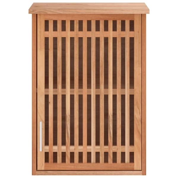 vidaXL Kylpyhuoneen seinäkaappi 42x23x60 cm täysi pähkinäpuu