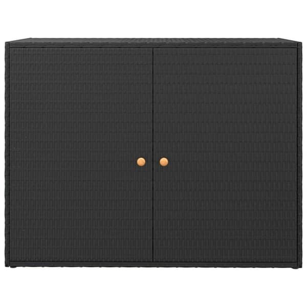vidaXL Putekasse svart 100x55,5x80 cm polyrotting