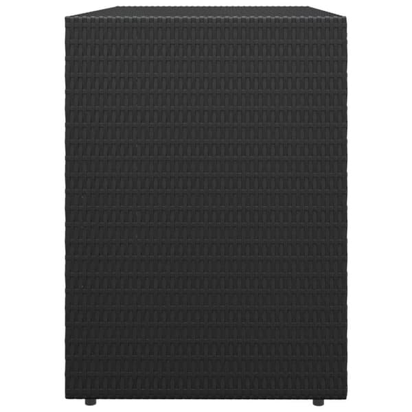 vidaXL Putekasse svart 100x55,5x80 cm polyrotting