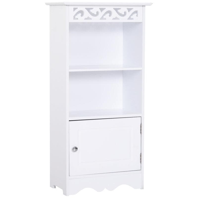 Rootz Cabinet - Bathroom Cabinet - Kitchen Cabinet - Storage Cabinet - White - 40 x 23 x 80 cm