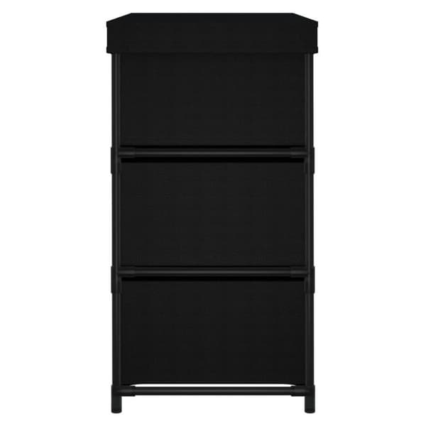 vidaXL opbevaringsreol med 6 skuffer 55x29x55 cm stål sort