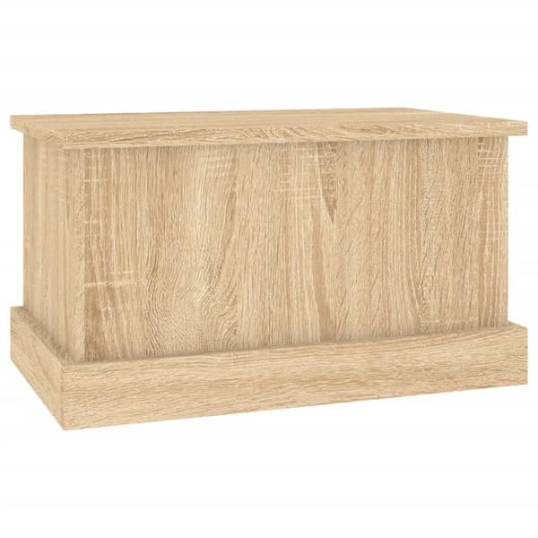 vidaXL opbevaringskasse 50x30x28 cm konstrueret træ sonoma-eg