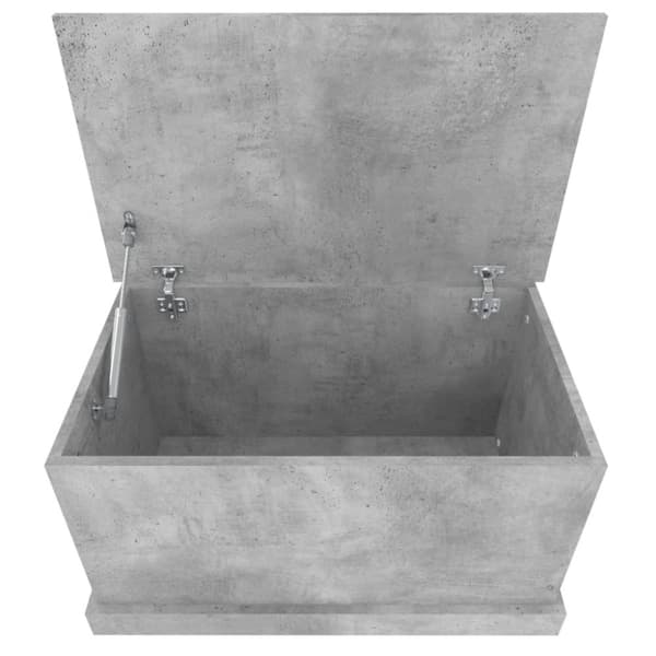 vidaXL opbevaringskasse 70x40x38 cm konstrueret træ betongrå