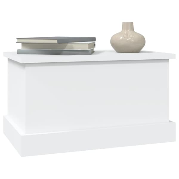 vidaXL Förvaringslåda vit 50x30x28 cm konstruerat trä