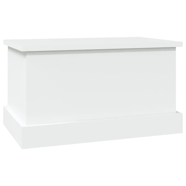 vidaXL Förvaringslåda vit 50x30x28 cm konstruerat trä